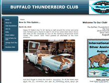 Tablet Screenshot of buffalothunderbirdclub.org